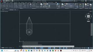 Development of Surfaces - Cone base on HP using AutoCAD Software