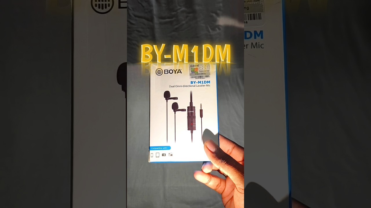 UNBOXING BOYA BY-M1DM MIC 🎤 #viral #shorts #shortvideo #tech #boya #unboxing #technology #techvideo