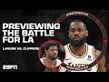 PREVIEWING the Battle for LA 👀 Can hurt Clippers MATCH UP to LeBron &amp; the Lakers? 😳 | SportsCenter