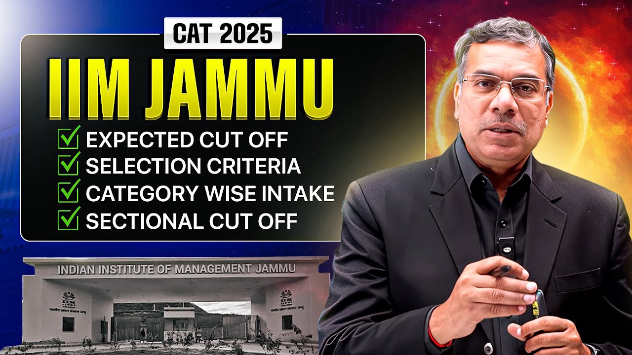 IIM Jammu Category-wise CAT 2025 Expected Percentile Cutoff | Selection ...