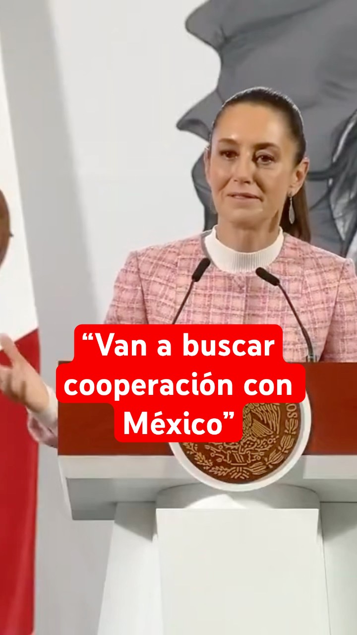 Sheinbaum responde a opositores enojados por propuesta de cooperación de EU con México #shorts