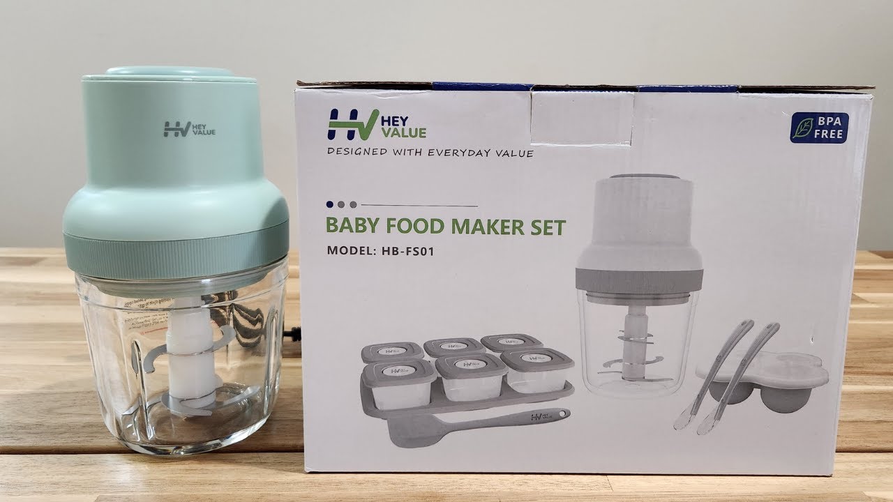 HEYVALUE 13-in-1 Baby Food Processor Set Review & Tutorial 