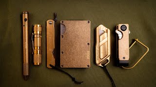 My FULL BRASS Everyday Carry | New Brass EDC Items from Ridge