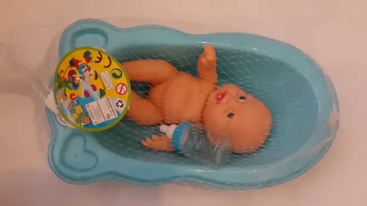 Baby Doll Bathtime Nenuco Baby Girl Change Diaper How to Bath a Baby