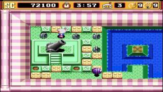 Super Bomberman 2: Normal Game: Level 3-1 to 3-3 screenshot 3