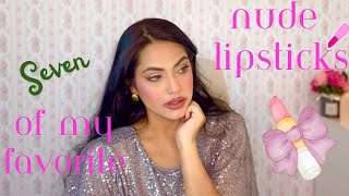 7 Of My Favorite Lipsticks Suitable For Den Brown Olive Skin Tones Asmr Swatches