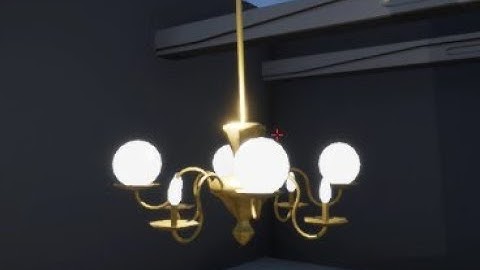 Chandelier Physics Constraint Tutorial Unreal 4