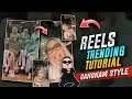 Trending ganganam style reels tutorial  reels trending tutorial  tiktok trending  capcut