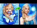 ¡De Nerd a Popular! ¡Cómo Convertirse en Elsa! Cambio de Imagen Extremo