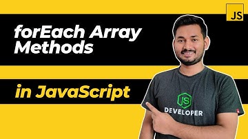 forEach Array Method in JavaScript | The Complete JavaScript Course | Ep.42