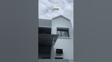 before after renovasi rumah