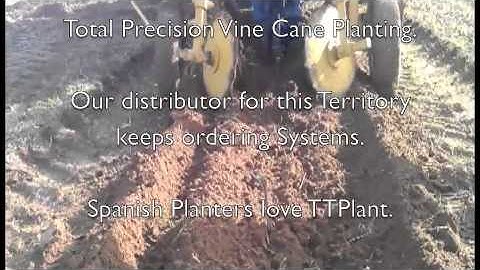 TTPlant 1 Row Full Automation GPS RTK Automatic Mechanical Tree Planting System