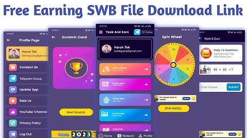 Free Sketchware Earning App Project | Download Free Sketchware Project #sketchware #HarshTek