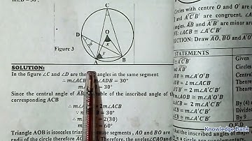 Exercise 28.1 Class 10 Unit 28 Angle in a segment of circle Q 1 2 3 New Mathematics Book Sindh Board