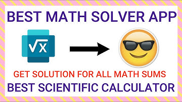 How to Use Microsoft Math Solver App 2020| Student Best Helper| Scientific Calculator| Full Tutorial