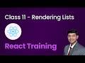 Class 11 - Rendering List in JSX using Map Method - React Training for Beginners