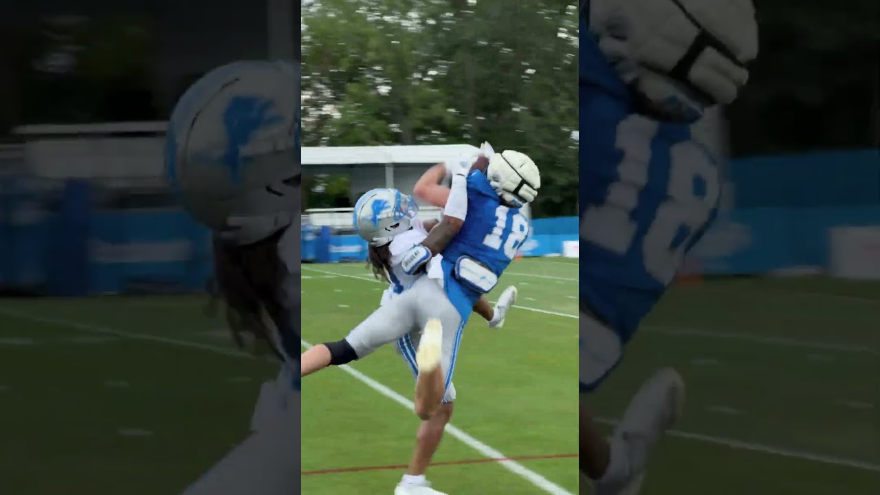 Plays Were MADE During 1 On 1s Today Detroit Lions