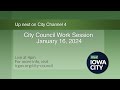 City council meetings of january 16 2024