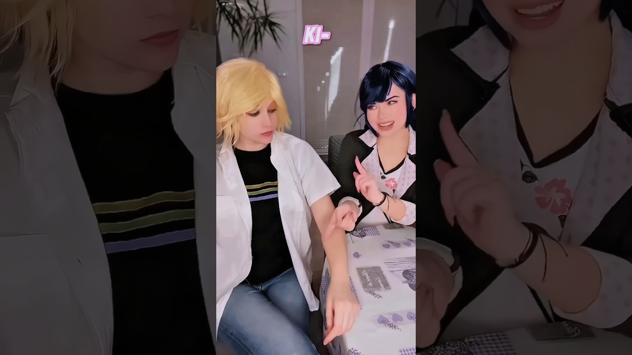 Miss me Miss me now you gotta kiss- | Adrien & Marinette @nikkihatsunecosplay#miraculous #cosplay