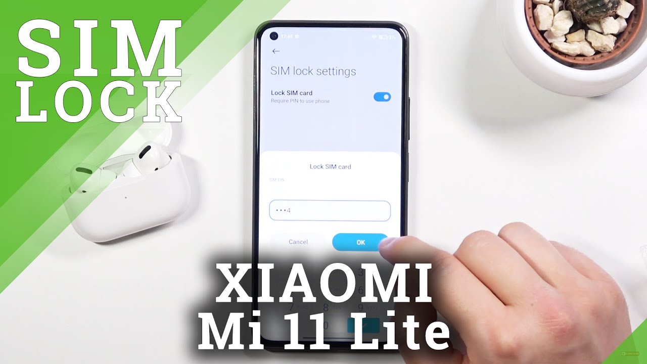 How to Set Up SIM PIN on SIM card on XIAOMI Mi 11 Lite – PIN Protection 