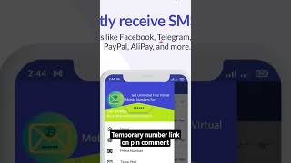 Receive sms online. OTP bypass. free virtual number. Temporary number. screenshot 2