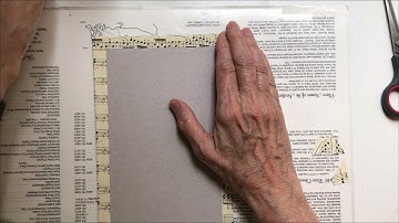 Two Minute Tutorial:  Making a Writing Board/Place Marker for Journals Using a Cereal Box