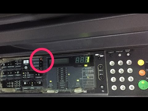 How to reset maintenance in kyocera TasKalfa 180, 181, 220, 221