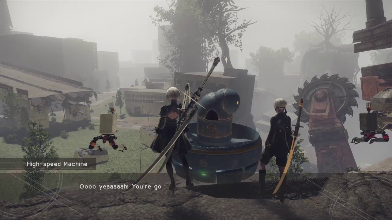 Nier Automata Playthrough (pt.12) Desert questing YouTube