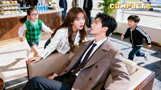 🍑O CEO achava que a garota era só mais uma fã, sem saber que já tem dois filhos com ela!#kdrama