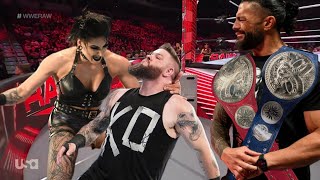 Rhea Ripley Attack Kevin Owens & Help Roman Reigns Win Tag Team Titles WWE Raw 2023 Highlights