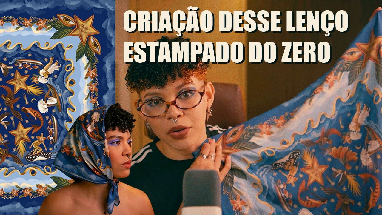 CRIAÇÃO DE LENÇO ESTAMPADO DO ZERO