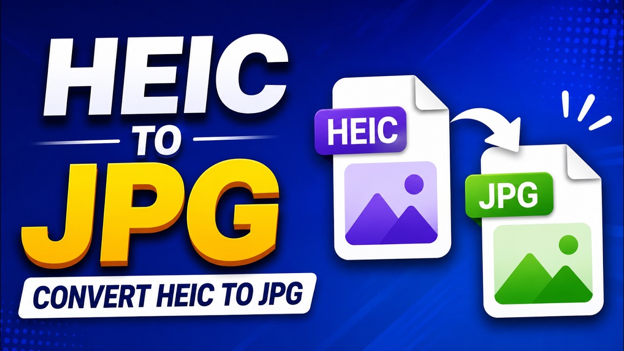 iPhone HEIC Photos Won't Open? Convert HEIC to JPG Free in 30 Seconds