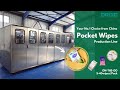 Pocket wipes machine 2022 540wipesautomated wet tissue production line droid