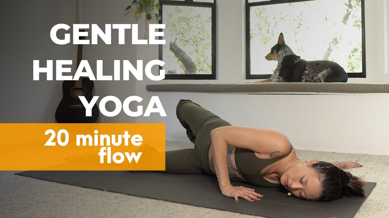 Медленная, мягкая йога для отдыха и восстановления | Йога-последовательность с низкой интенсивностью