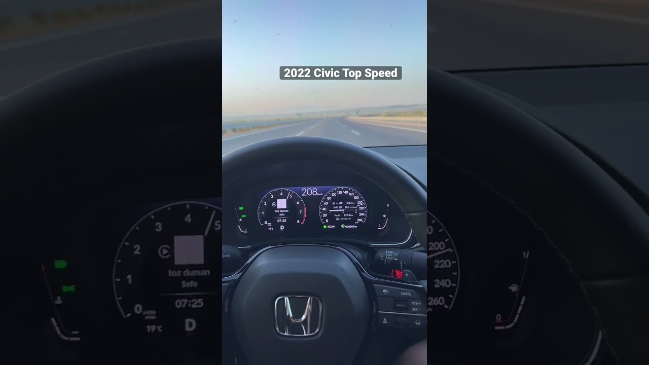 182 hp Civic Top speed
