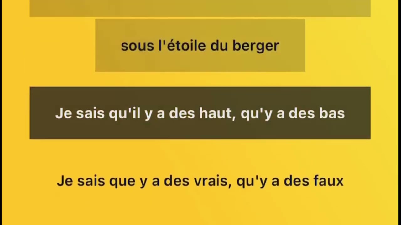 Jul - Parfum Quartier (Karaoké)