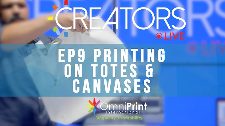 Creators Live  April 14th, 2021 Printing on Totes ...