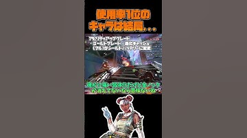 【APEX】弱体化されても結局〇〇〇〇〇〇が使用率1位です【ゆっくり実況】#shorts #ゆっくり実況 #apex #apexlegends #apexシーズン22