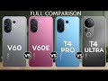 Vivo T4 Pro Vs Vivo V60 Vs Vivo V60e Vs Vivo T4 Ultra