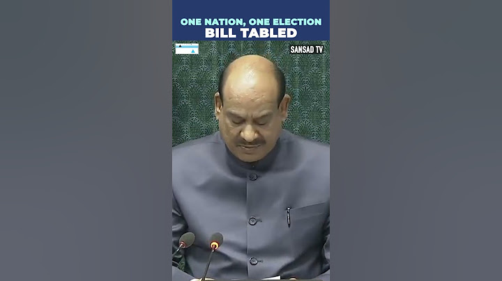'One Nation, One Election' Bill Introduced In Lok Sabha, 269 Vote In Favour, 198 Against