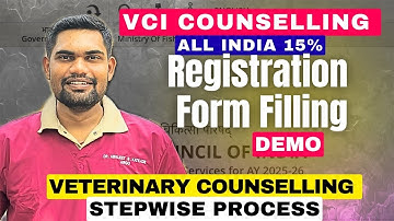 VCI Counselling 2025: Registration Form Filling Step-by-Step Demo & Fee Payment Tutorial 🔥#vci #neet