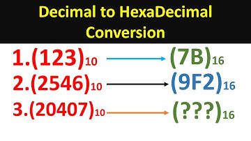 Decimal To Hexadecimal Number Conversion | Decimal को Hexadecimal में कैसे बदलते है? | Easy [Hindi]