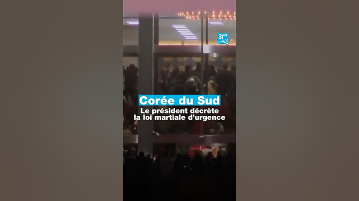 #CoréeduSud : le #président proclame la #loi martiale • FRANCE 24
