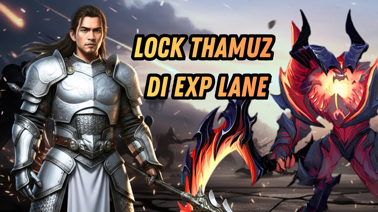 LOCK THAMUZ PAKAI ZILONG 🔥 EXP LANE JADI MILIKKU
