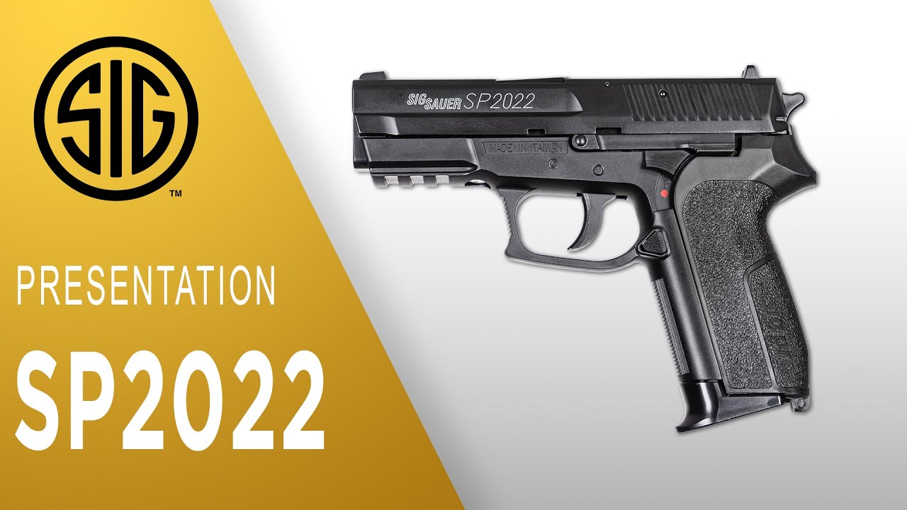 Présentation SP2022 SIG SAUER CO2 CYBERGUN AIRSOFT - YouTube