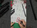 day 3 colouring my printable advent calendar. free to download on my site