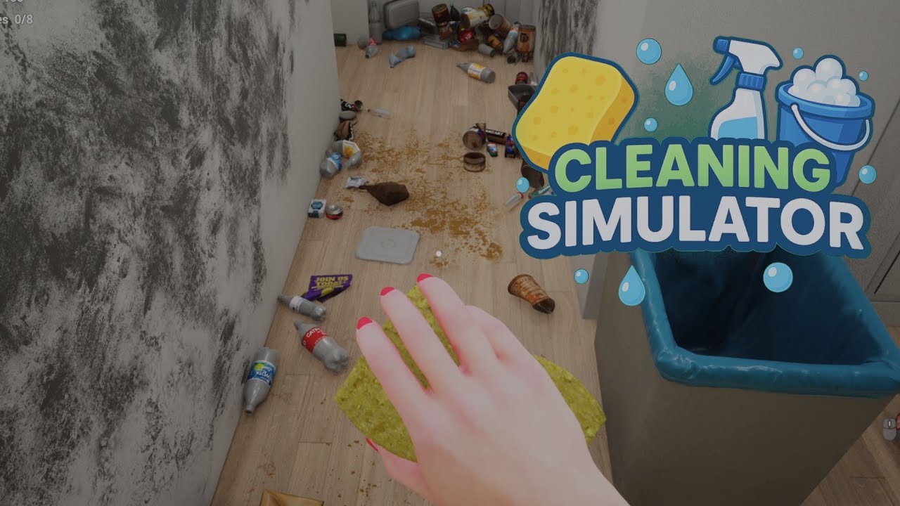 🧽 Cleaning Simulator 🧹#​1 - Der ganze Dreck der Müll muss weg! Gameplay Test Deutsch