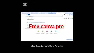 “CANVA Pro Free Access"| This  Trick is Insane 😲| Free Sign up Link in description