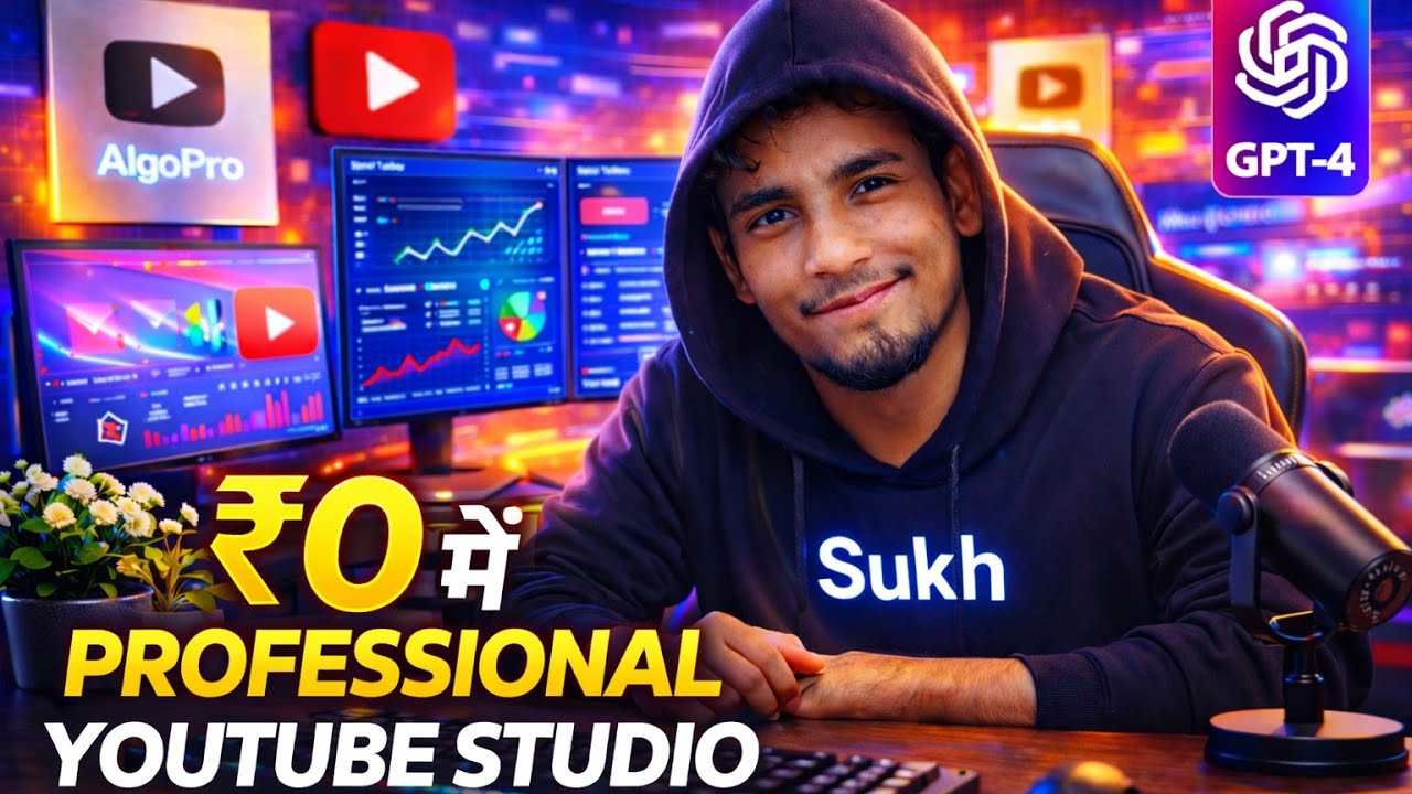 सिर्फ 2 FREE AI Tools से AI Studio कैसे बनाएं? 🤯