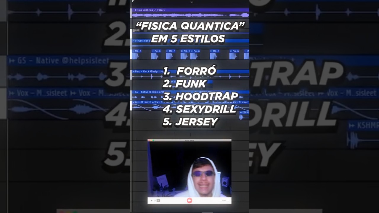 "Física quântica" em 5 estilos diferentes #flstudio #musicproducer #remix